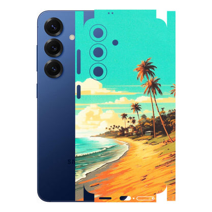 Samsung A/S Series Phone Skins (All Models) - Miami Beach - Matte Finish (M-136) Samsung Galaxy S25 (5G)