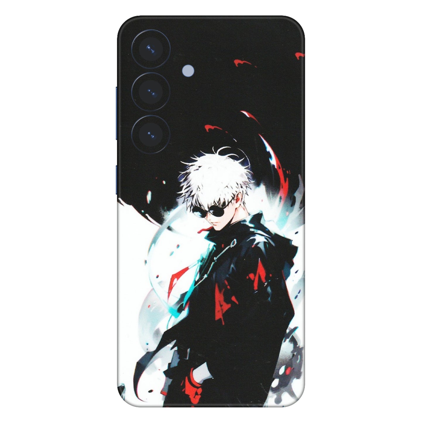 Samsung A/S Series Phone Skins (All Models) - Gojo Powerful Charater Kaisen Anime - Matte Finish (M-144) Samsung Galaxy S25 (5G)