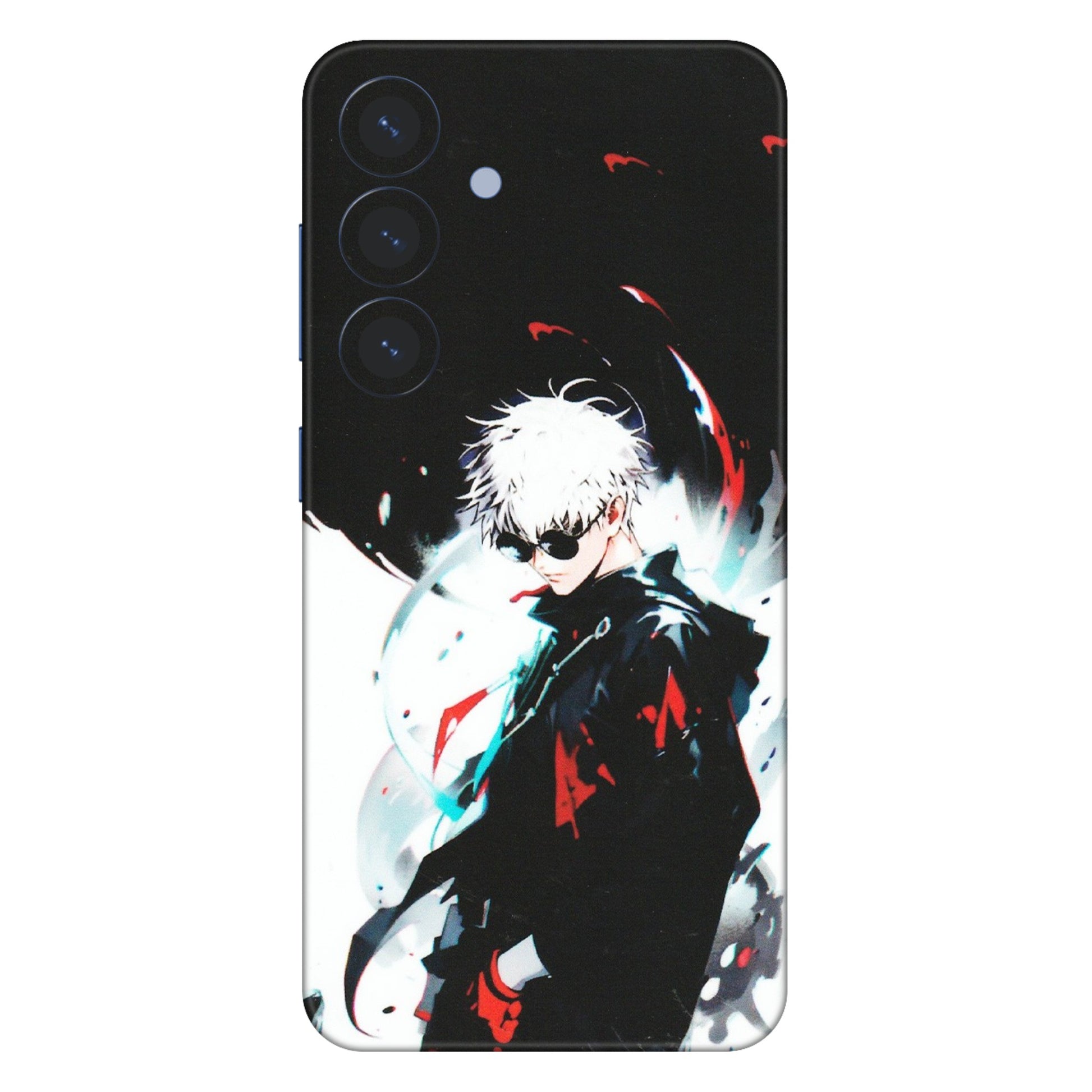 Samsung A/S Series Phone Skins (All Models) - Gojo Powerful Charater Kaisen Anime - Matte Finish (M-144) Samsung Galaxy S25 (5G)