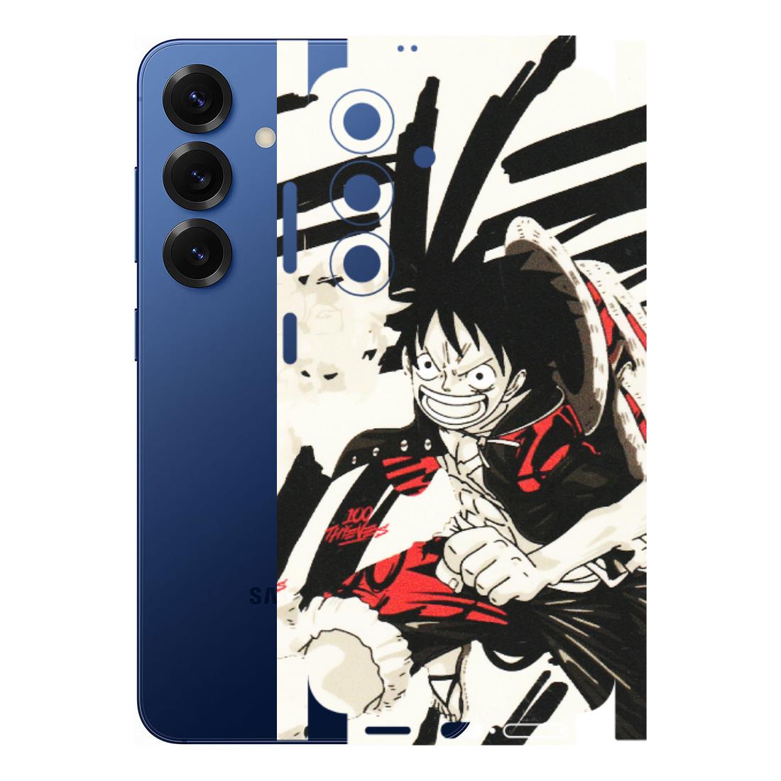Samsung A/S Series Phone Skins (All Models) - Monkey D.Luffy Manga Anime - Matte Finish (M-145) Samsung Galaxy S25 (5G)