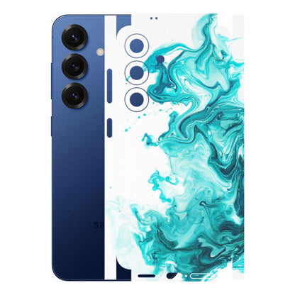 Samsung A/S Series Phone Skins (All Models) - Sky Blue Abstract Colour - Matte Finish (M-146) Samsung Galaxy S25 (5G)