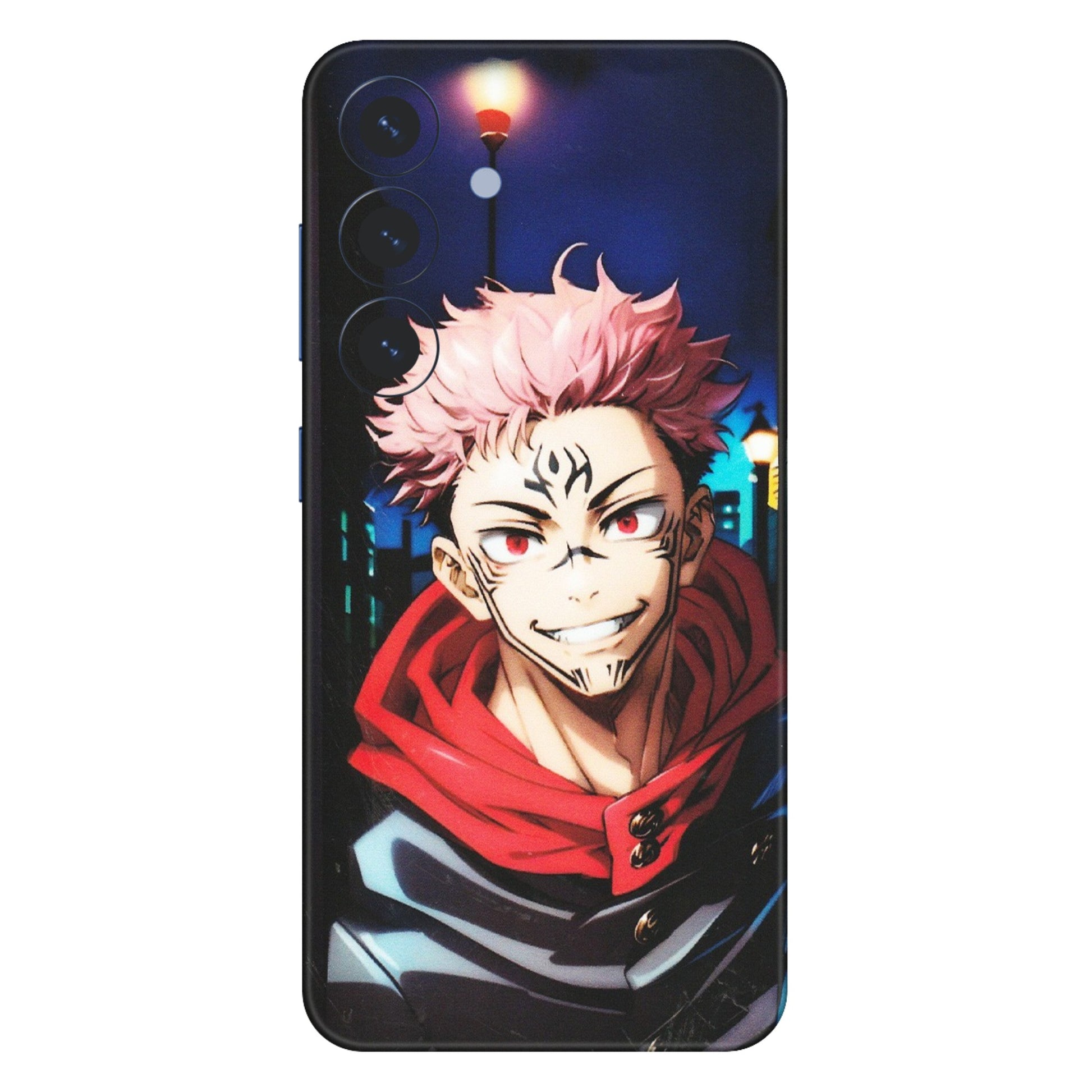 Samsung A/S Series Phone Skins (All Models) - Yuji Itadori Funny Face Anime - Matte Finish (M-152) Samsung Galaxy S25 (5G)
