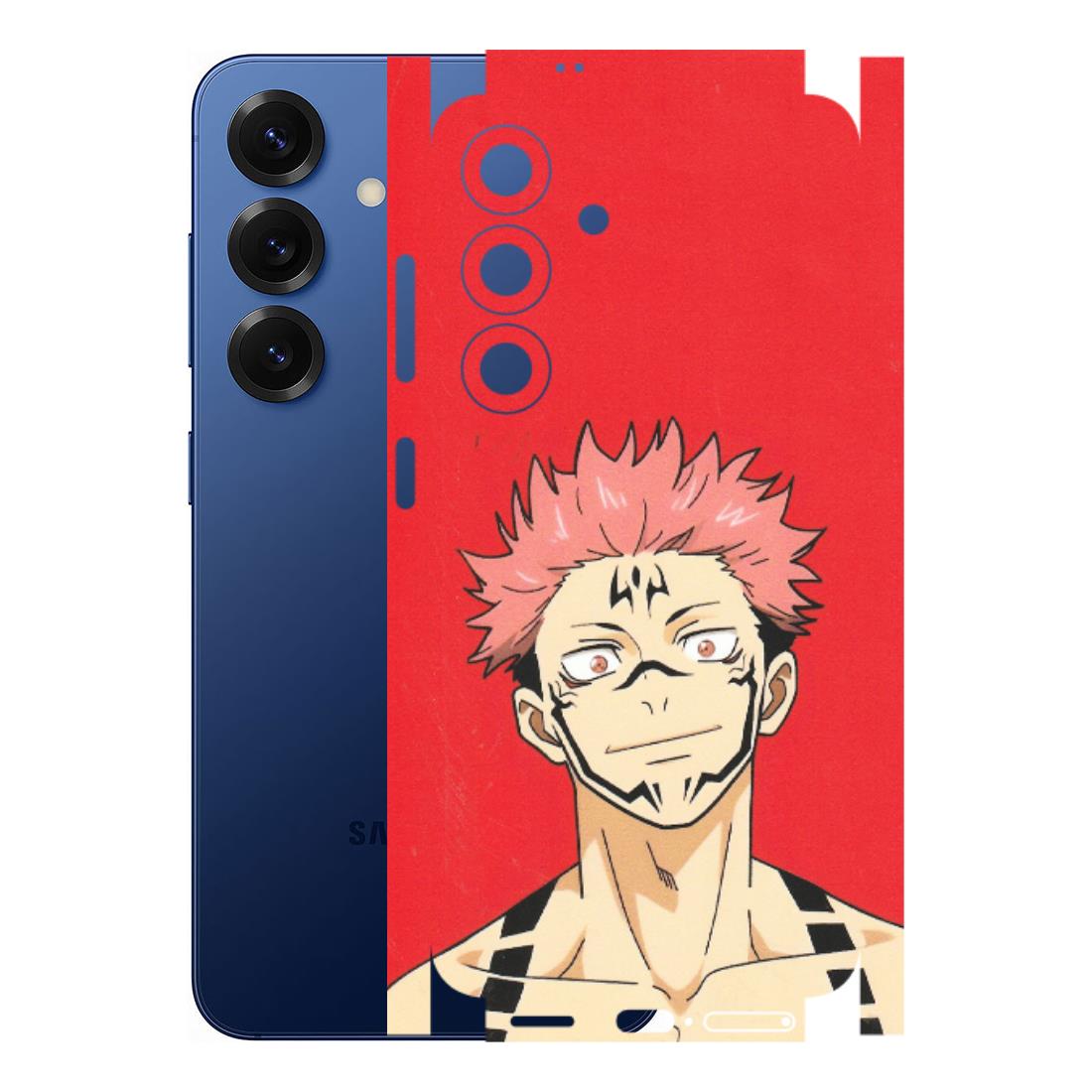 Samsung A/S Series Phone Skins (All Models) - Ryomen Sukuna Fun Anime - Matte Finish (M-153) Samsung Galaxy S25 (5G)