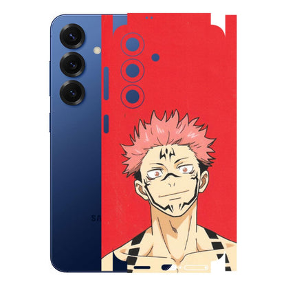 Samsung A/S Series Phone Skins (All Models) - Ryomen Sukuna Fun Anime - Matte Finish (M-153) Samsung Galaxy S25 (5G)