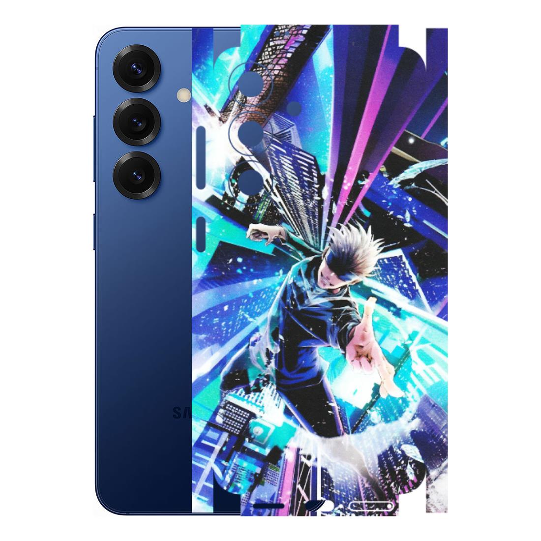 Samsung A/S Series Phone Skins (All Models) - Manga Action Jujustu Kaisen Anime - Matte Finish (M-155) Samsung Galaxy S25 (5G)