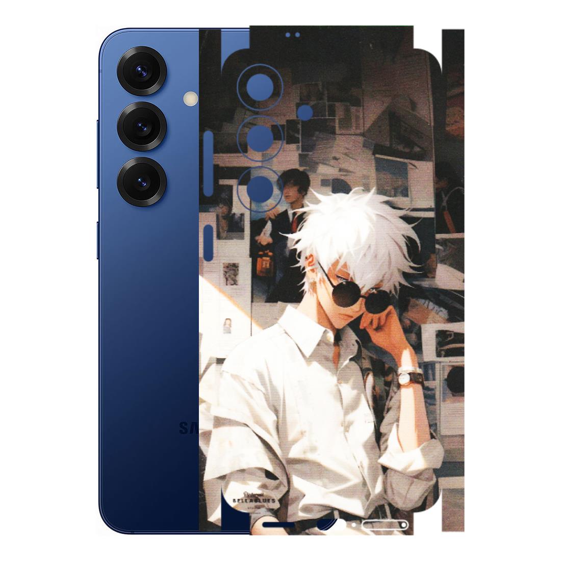 Samsung A/S Series Phone Skins (All Models) - Gojo Satoru Jujustu Kaisen Anime - Matte Finish (M-156) Samsung Galaxy S25 (5G)