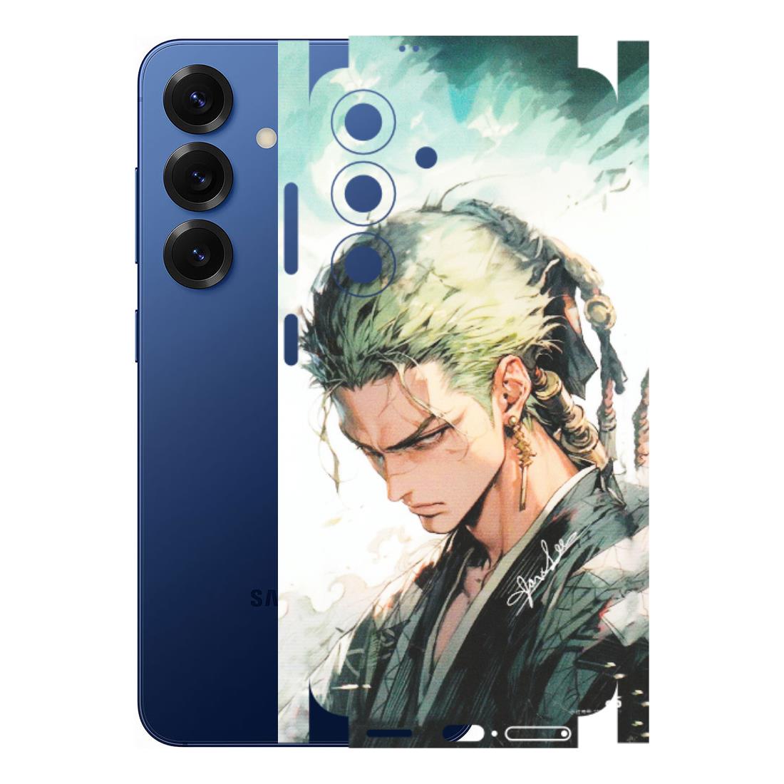 Samsung A/S Series Phone Skins (All Models) - Pirate Hunter One Piece Anime - Matte Finish (M-157) Samsung Galaxy S25 (5G)