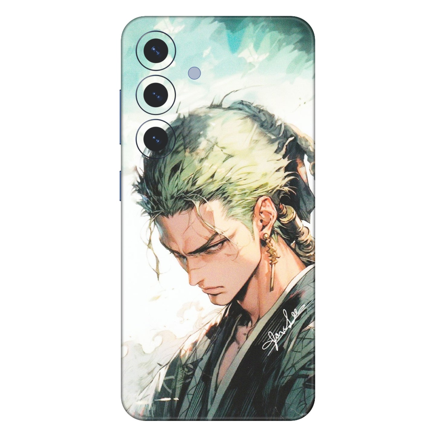 Samsung A/S Series Phone Skins (All Models) - Pirate Hunter One Piece Anime - Matte Finish (M-157) Samsung Galaxy S25 (5G)