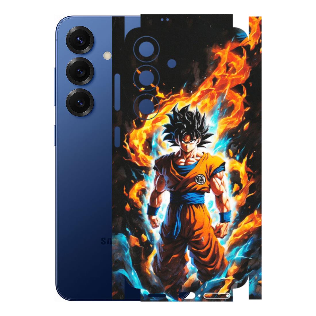 Samsung A/S Series Phone Skins (All Models) - Goku Transformation Anime - Matte Finish (M-159) Samsung Galaxy S25 (5G)
