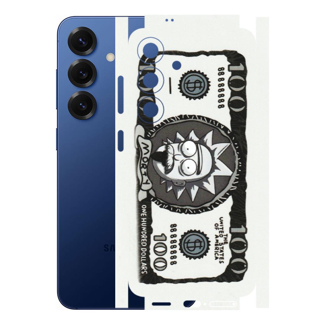 Samsung A/S Series Phone Skins (All Models) - Rick And Morty Hundred Dollar Anime - Matte Finish (M-161) Samsung Galaxy S25 (5G)