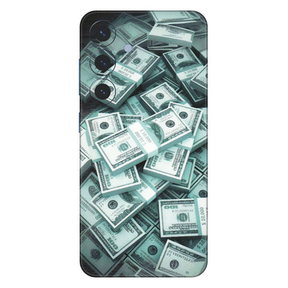 Samsung A/S Series Phone Skins (All Models) - Hundred Dollar Bill - Matte Finish (M-162) Samsung Galaxy S25 (5G)