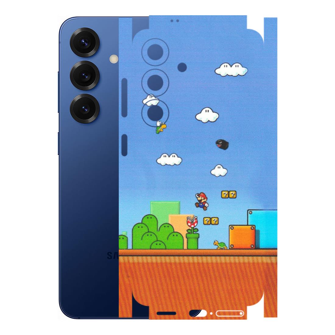 Samsung A/S Series Phone Skins (All Models) - Mario Game Scene - Matte Finish (M-24) Samsung Galaxy S25 (5G)