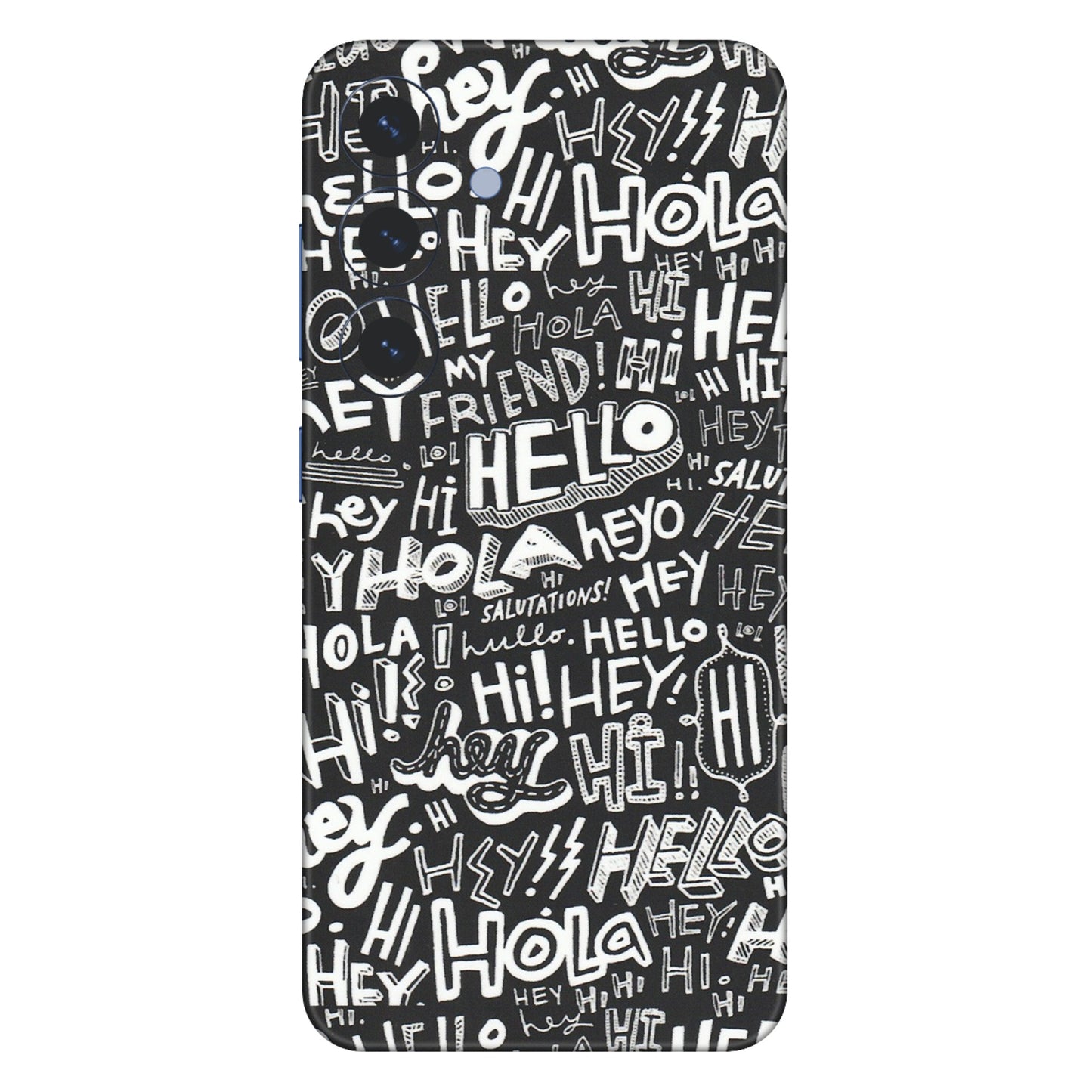 Samsung A/S Series Phone Skins (All Models) - Hi Hello Doodles - Matte Finish (M-25) Samsung Galaxy S25 (5G)