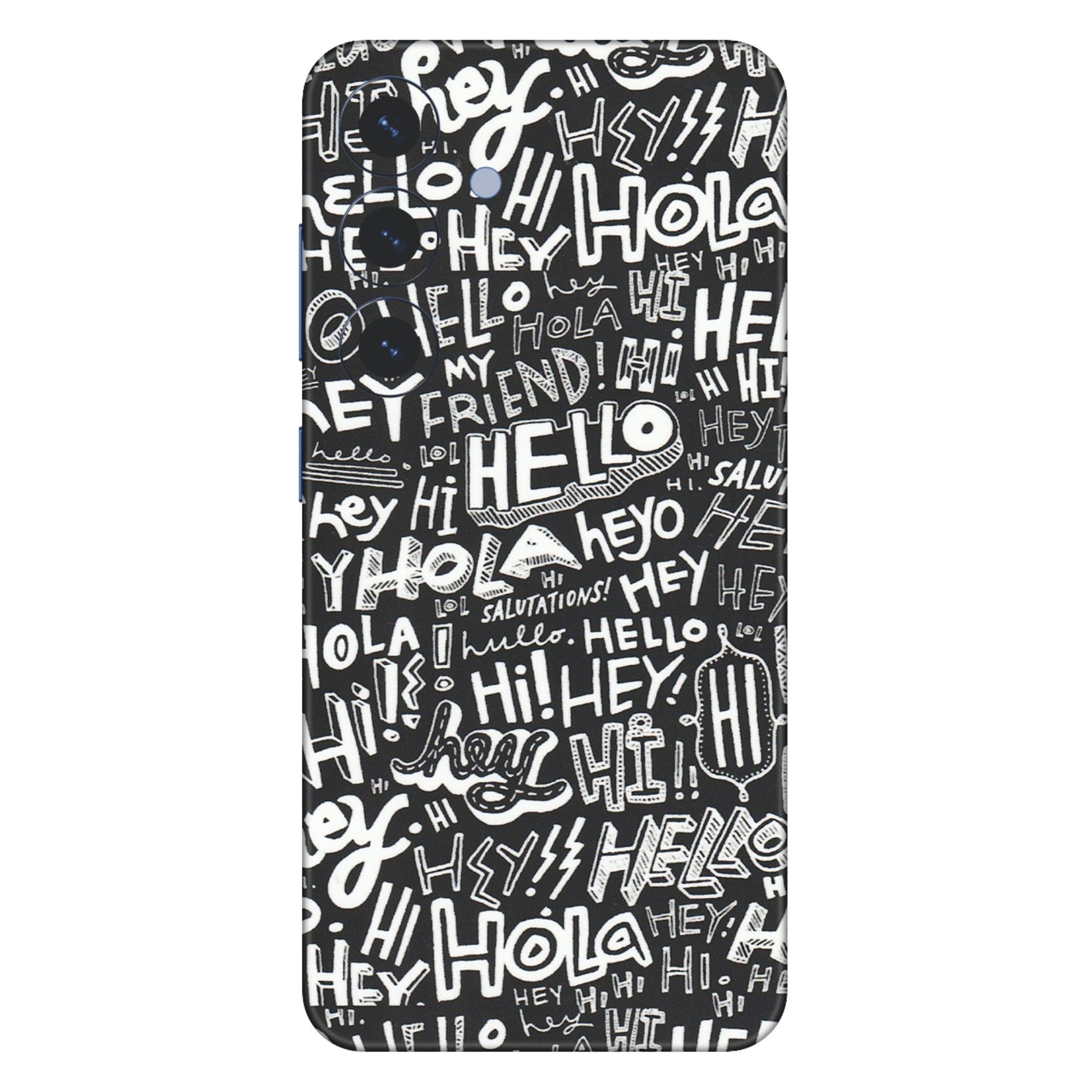 Samsung A/S Series Phone Skins (All Models) - Hi Hello Doodles - Matte Finish (M-25) Samsung Galaxy S25 (5G)