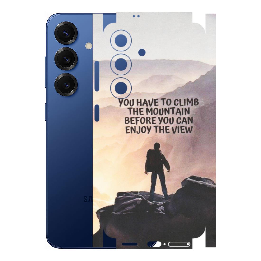 Samsung A/S Series Phone Skins (All Models) - Motivational Hiking Mountain - Matte Finish (M-28) Samsung Galaxy S25 (5G)