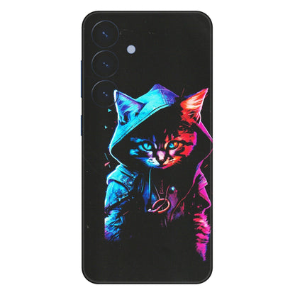 Samsung A/S Series Phone Skins (All Models) - Cyberpunk Cat - Matte Finish (M-45) Samsung Galaxy S25 (5G)