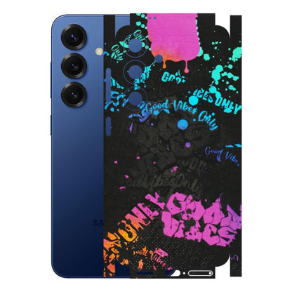 Samsung A/S Series Phone Skins (All Models) - Majestic Black Vibes - Matte Finish (M-62) Samsung Galaxy S25 (5G)