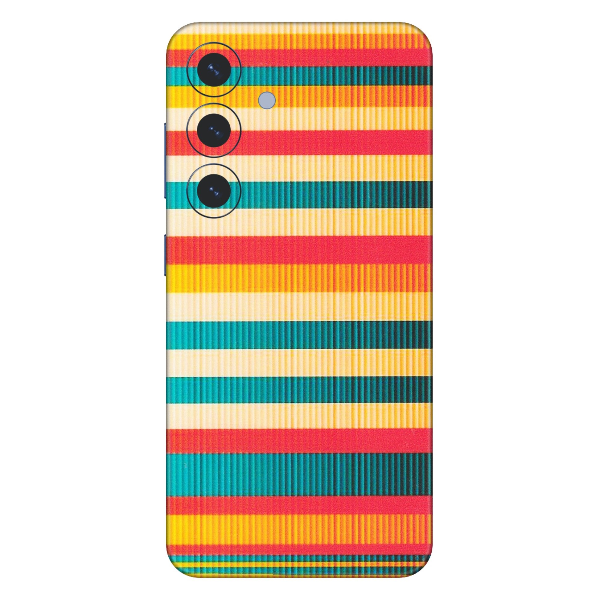 Samsung A/S Series Phone Skins (All Models) - Colourful Stripes Soothing Effect - Matte Finish (M-86) Samsung Galaxy S25 (5G)