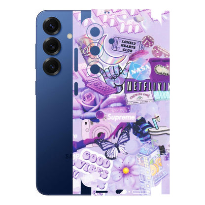 Samsung A/S Series Phone Skins (All Models) - Supreme Purple Magic - Matte Finish (M-88) Samsung Galaxy S25 (5G)