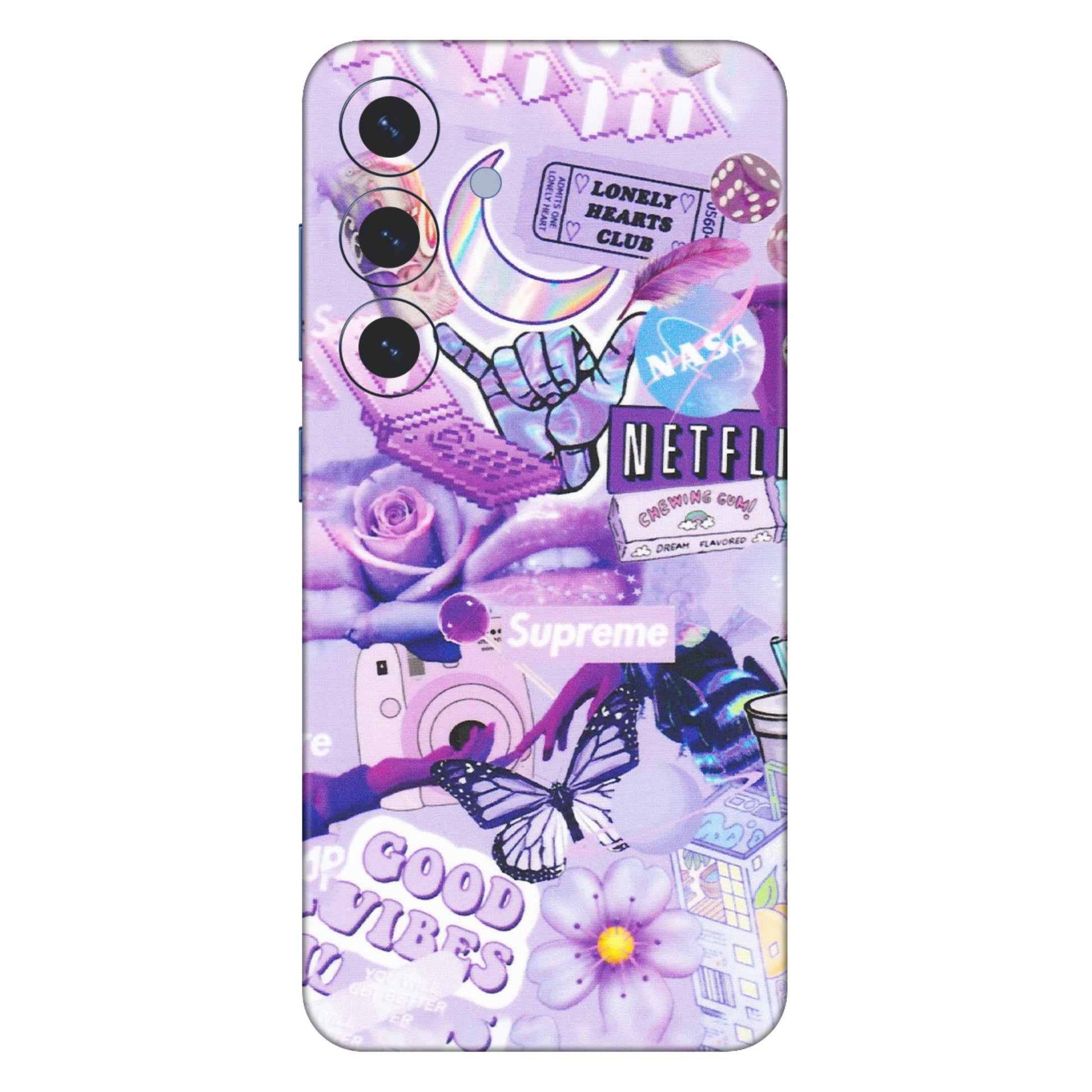 Samsung A/S Series Phone Skins (All Models) - Supreme Purple Magic - Matte Finish (M-88) Samsung Galaxy S25 (5G)