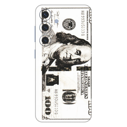 Samsung A/S Series Phone Skins (All Models) - 100 Dollar Currency - Transparent Finish (T-01) Samsung Galaxy S25 (5G)