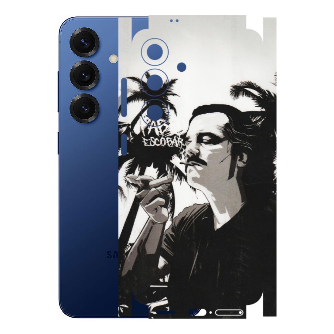 Samsung A/S Series Phone Skins (All Models) - Pab Escobar - Transparent Finish (T-05) Samsung Galaxy S25 (5G)