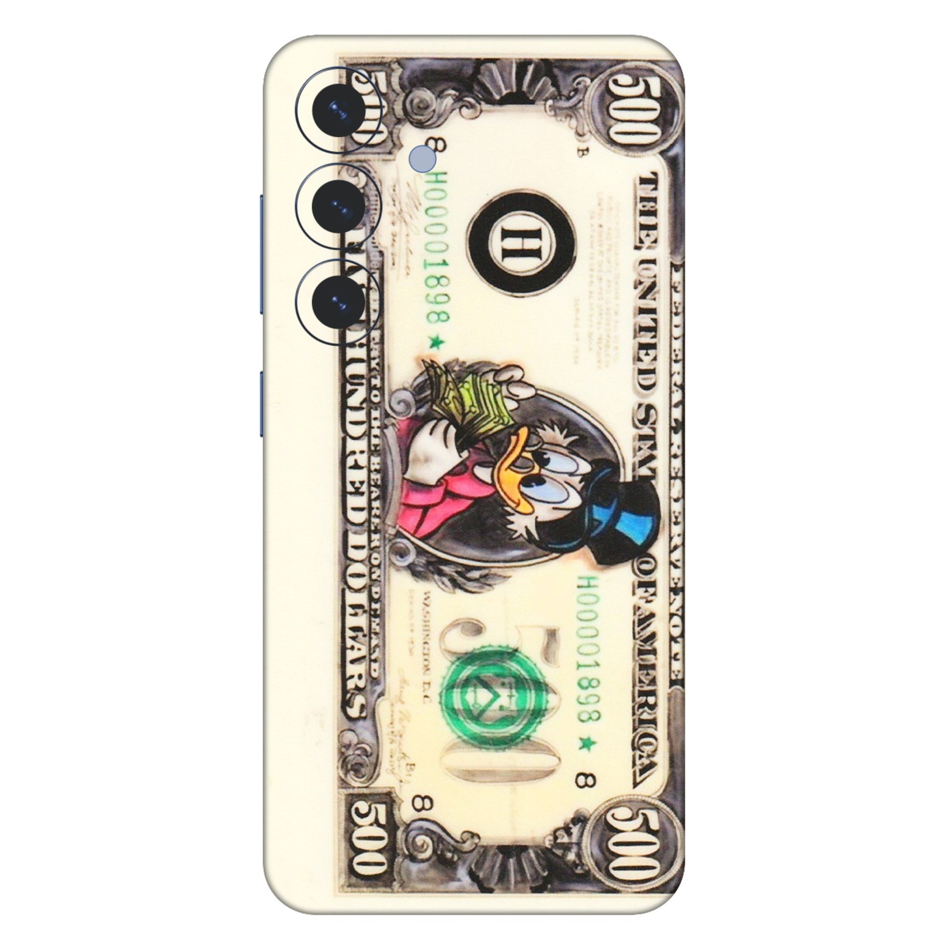 Samsung A/S Series Phone Skins (All Models) - Five Hundred Dollar Duck - Transparent Finish (T-15) Samsung Galaxy S25 (5G)