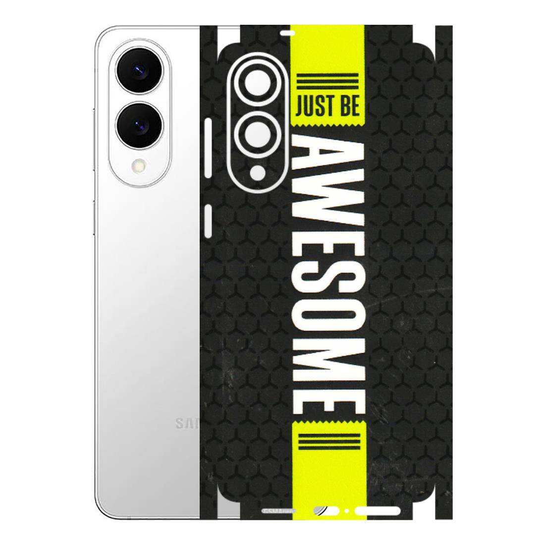 Samsung A/S Series Phone Skins (All Models) - Just Be Awesome - 3D Embossed Finish (L-101) Samsung Galaxy S25 Edge