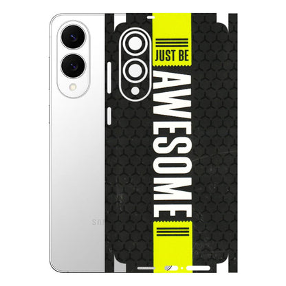 Samsung A/S Series Phone Skins (All Models) - Just Be Awesome - 3D Embossed Finish (L-101) Samsung Galaxy S25 Edge