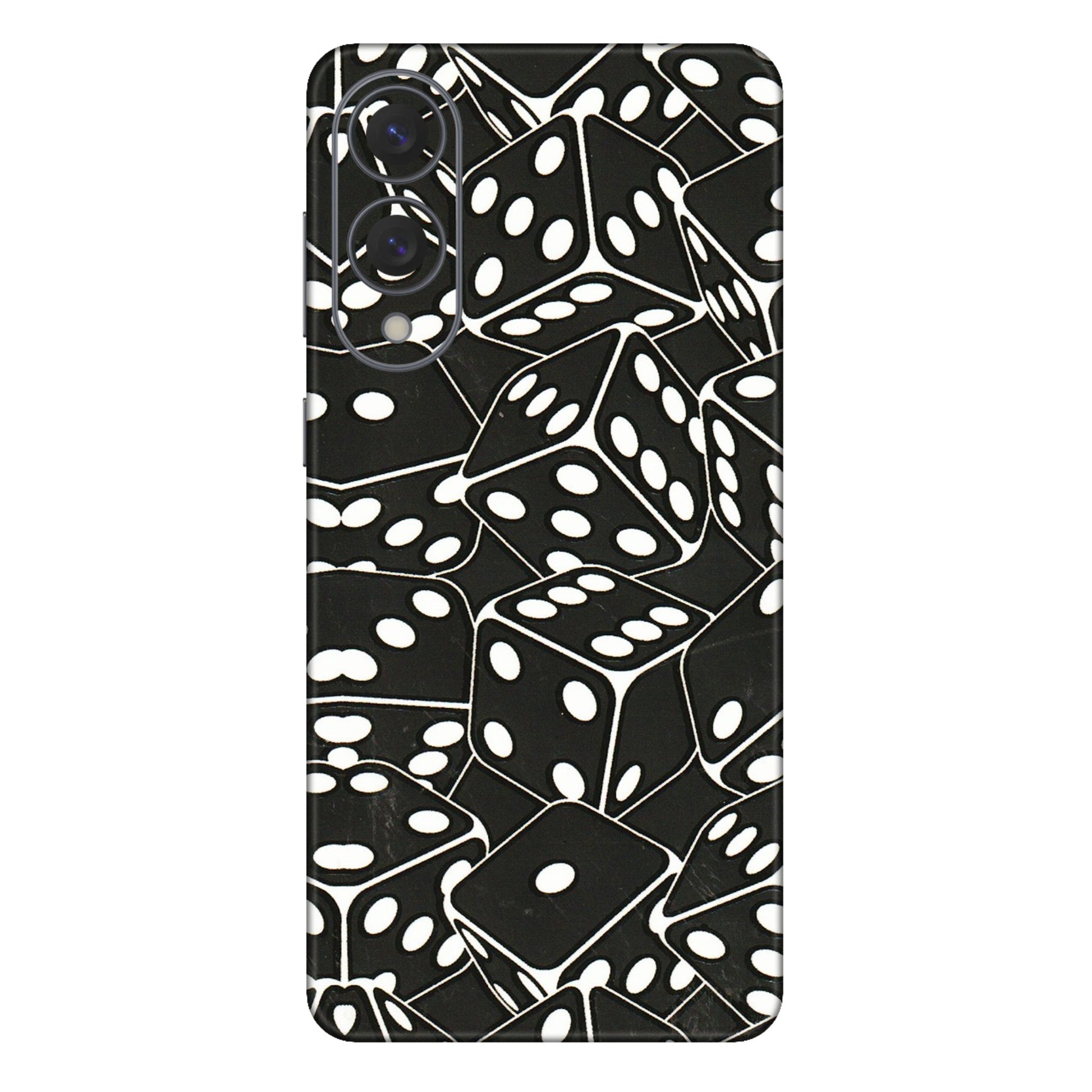 Samsung A/S Series Phone Skins (All Models) - Big Black Dices - 3D Embossed Finish (L-106) Samsung Galaxy S25 Edge