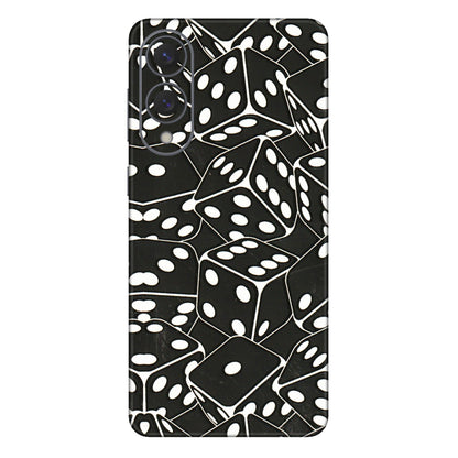 Samsung A/S Series Phone Skins (All Models) - Big Black Dices - 3D Embossed Finish (L-106) Samsung Galaxy S25 Edge