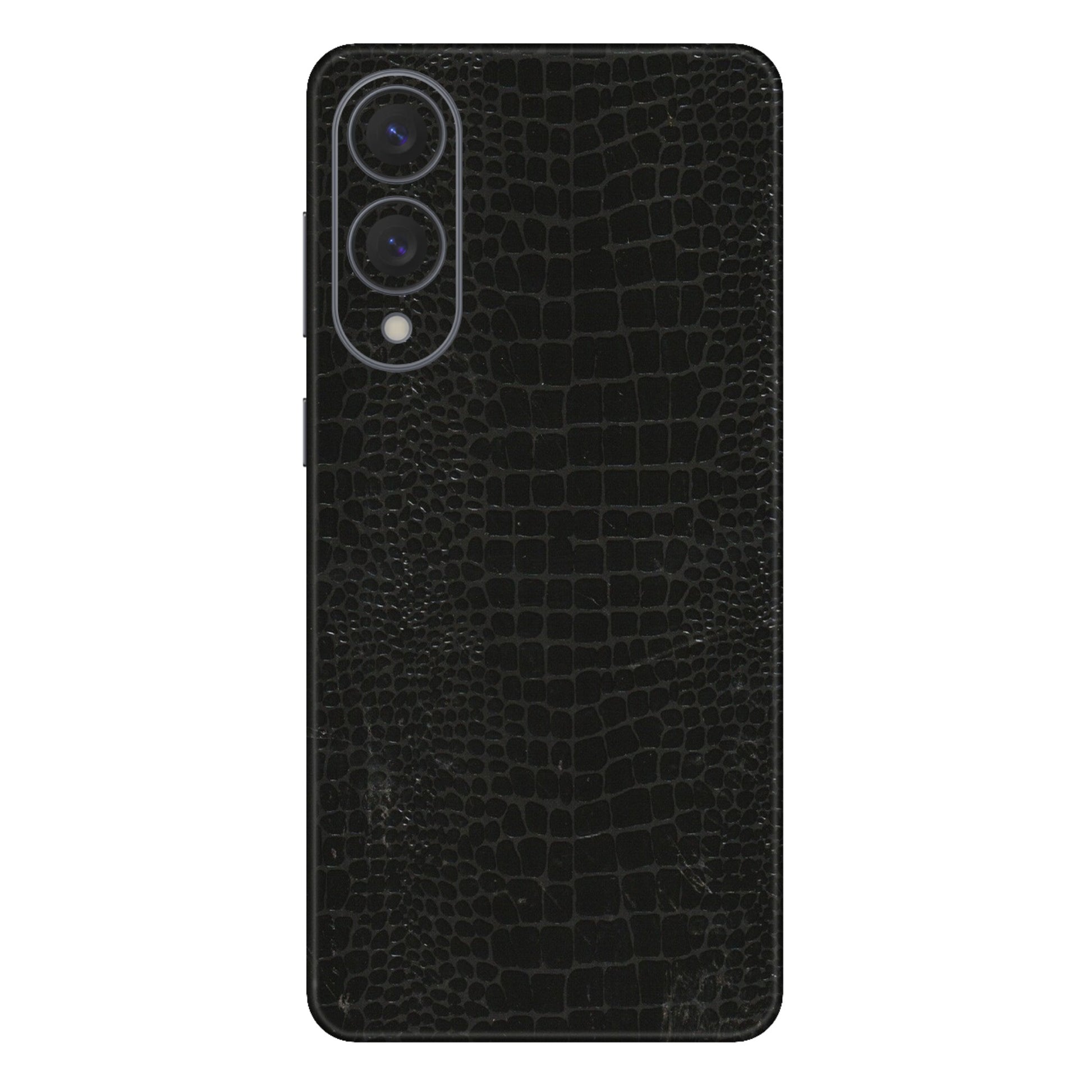 Samsung A/S Series Phone Skins (All Models) - Snake Leather Black - 3D Embossed Finish (L-107) Samsung Galaxy S25 Edge