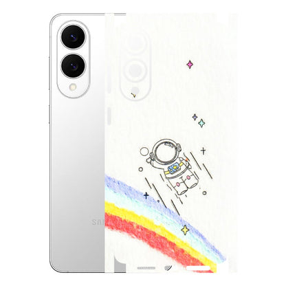 Samsung A/S Series Phone Skins (All Models) - Milkyway Astronaut - 3D Embossed Finish (L-110) Samsung Galaxy S25 Edge
