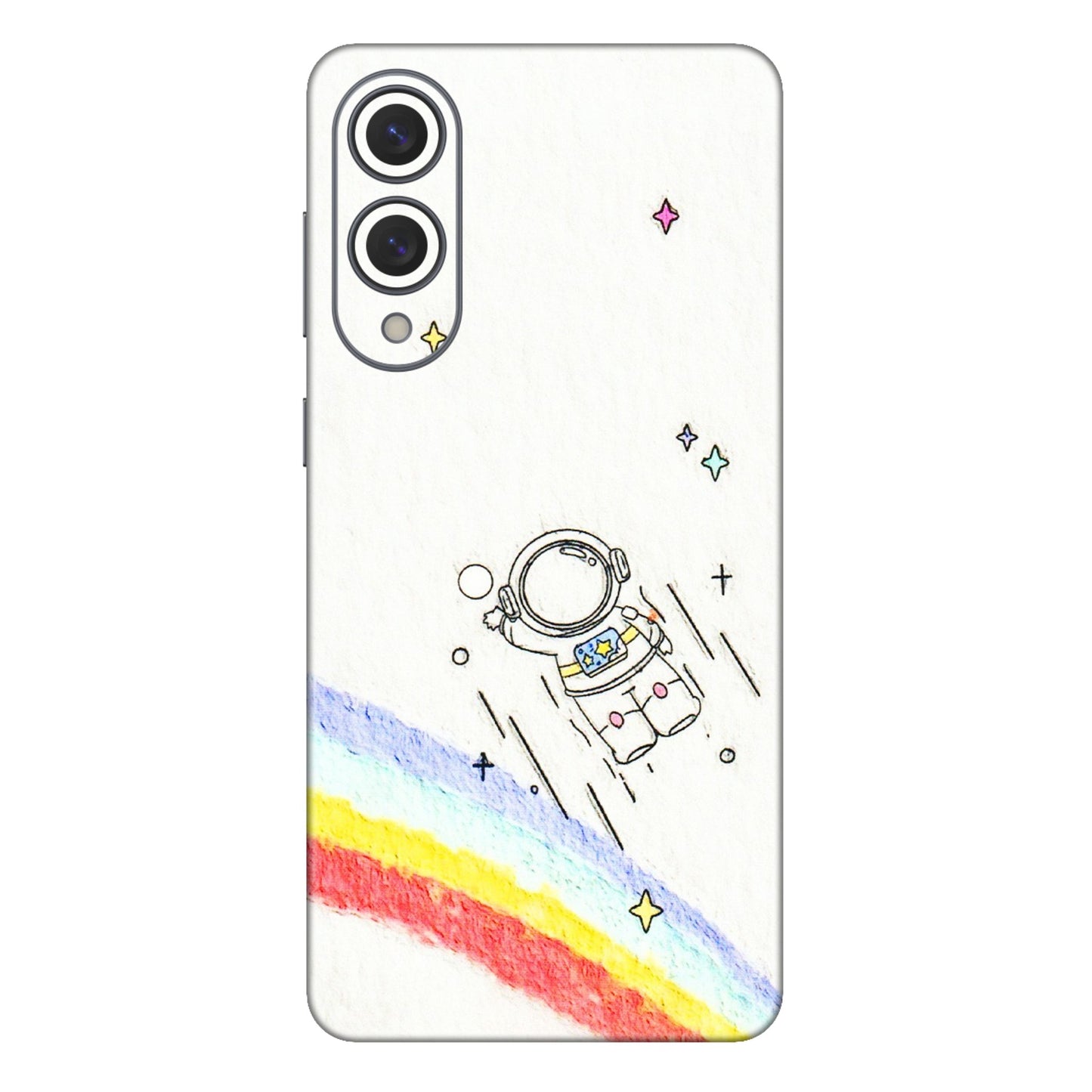 Samsung A/S Series Phone Skins (All Models) - Milkyway Astronaut - 3D Embossed Finish (L-110) Samsung Galaxy S25 Edge