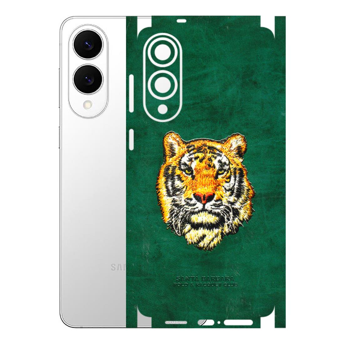 Samsung A/S Series Phone Skins (All Models) - Leather Feel Tiger - 3D Embossed Finish (L-111) Samsung Galaxy S25 Edge