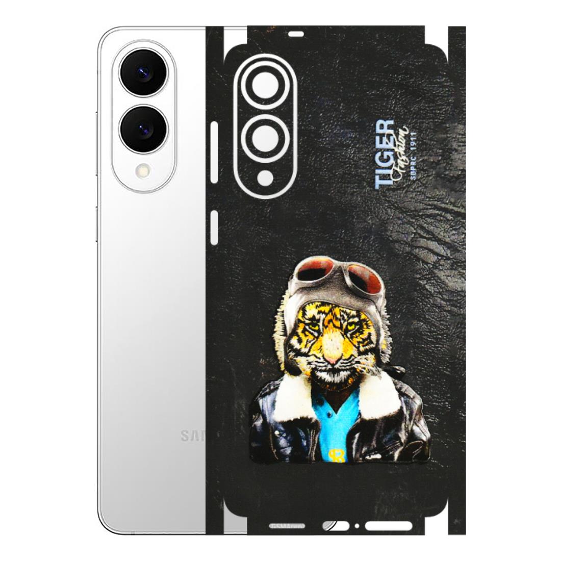 Samsung A/S Series Phone Skins (All Models) - Rider Tiger - 3D Embossed Finish (L-113) Samsung Galaxy S25 Edge