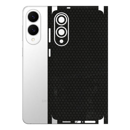 Samsung A/S Series Phone Skins (All Models) - Black honeycomb - 3D Embossed Finish (L-114) Samsung Galaxy S25 Edge