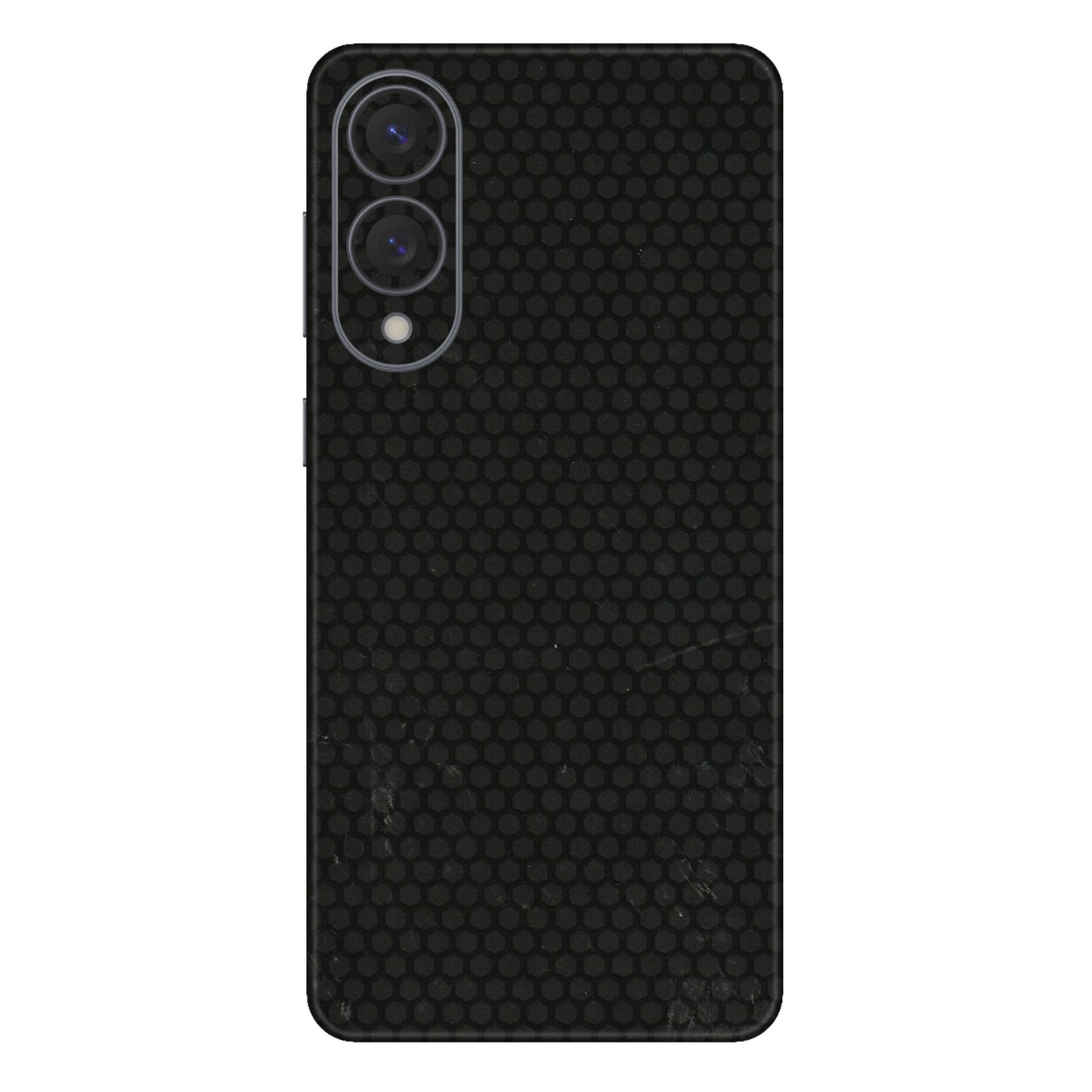 Samsung A/S Series Phone Skins (All Models) - Black honeycomb - 3D Embossed Finish (L-114) Samsung Galaxy S25 Edge