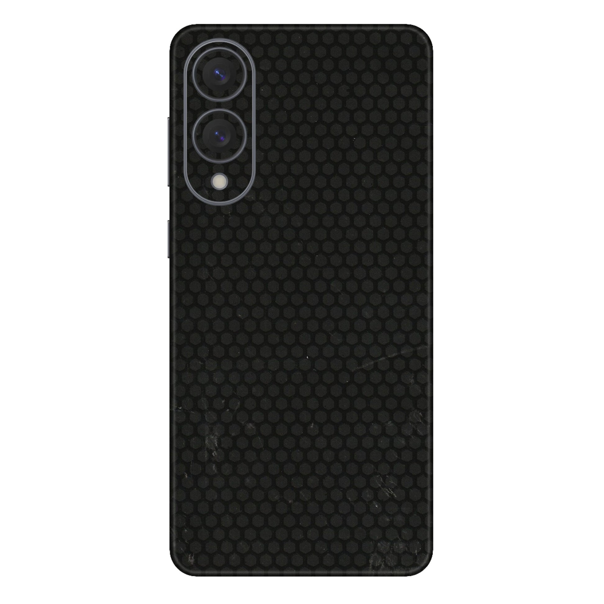 Samsung A/S Series Phone Skins (All Models) - Black honeycomb - 3D Embossed Finish (L-114) Samsung Galaxy S25 Edge