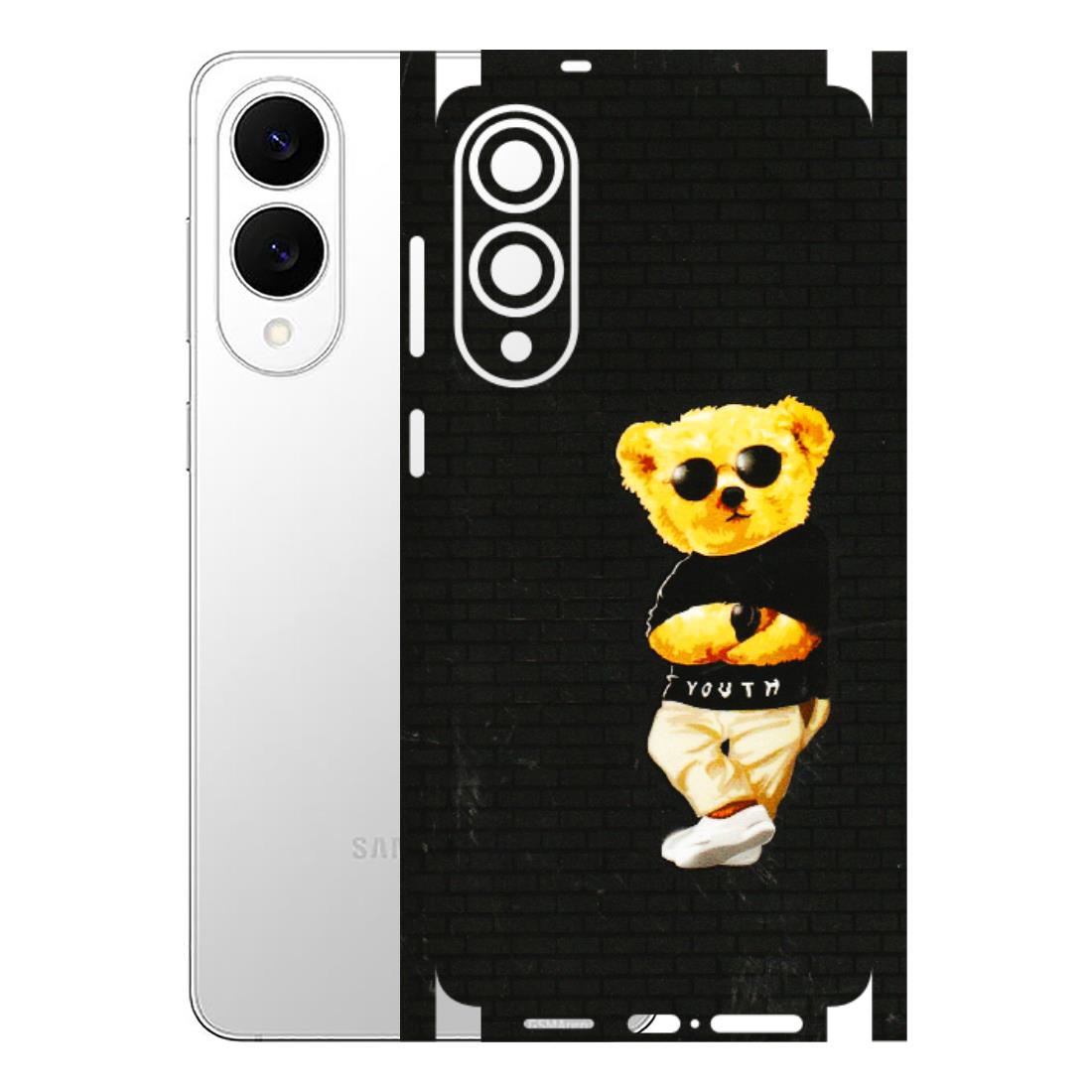 Samsung A/S Series Phone Skins (All Models) - Classy Teddy Bear - 3D Embossed Finish (L-116) Samsung Galaxy S25 Edge