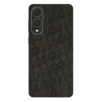 Samsung A/S Series Phone Skins (All Models) - Black Abstract Pattern - 3D Embossed Finish (L-117) Samsung Galaxy S25 Edge