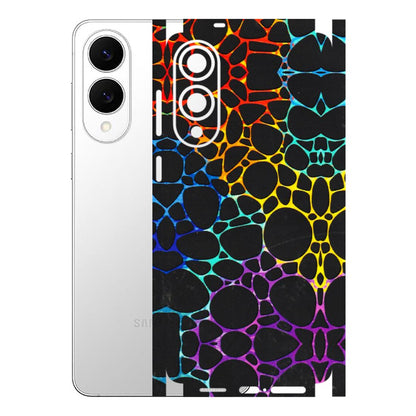 Samsung A/S Series Phone Skins (All Models) - Abstract Art MultiColour - 3D Embossed Finish (L-133) Samsung Galaxy S25 Edge