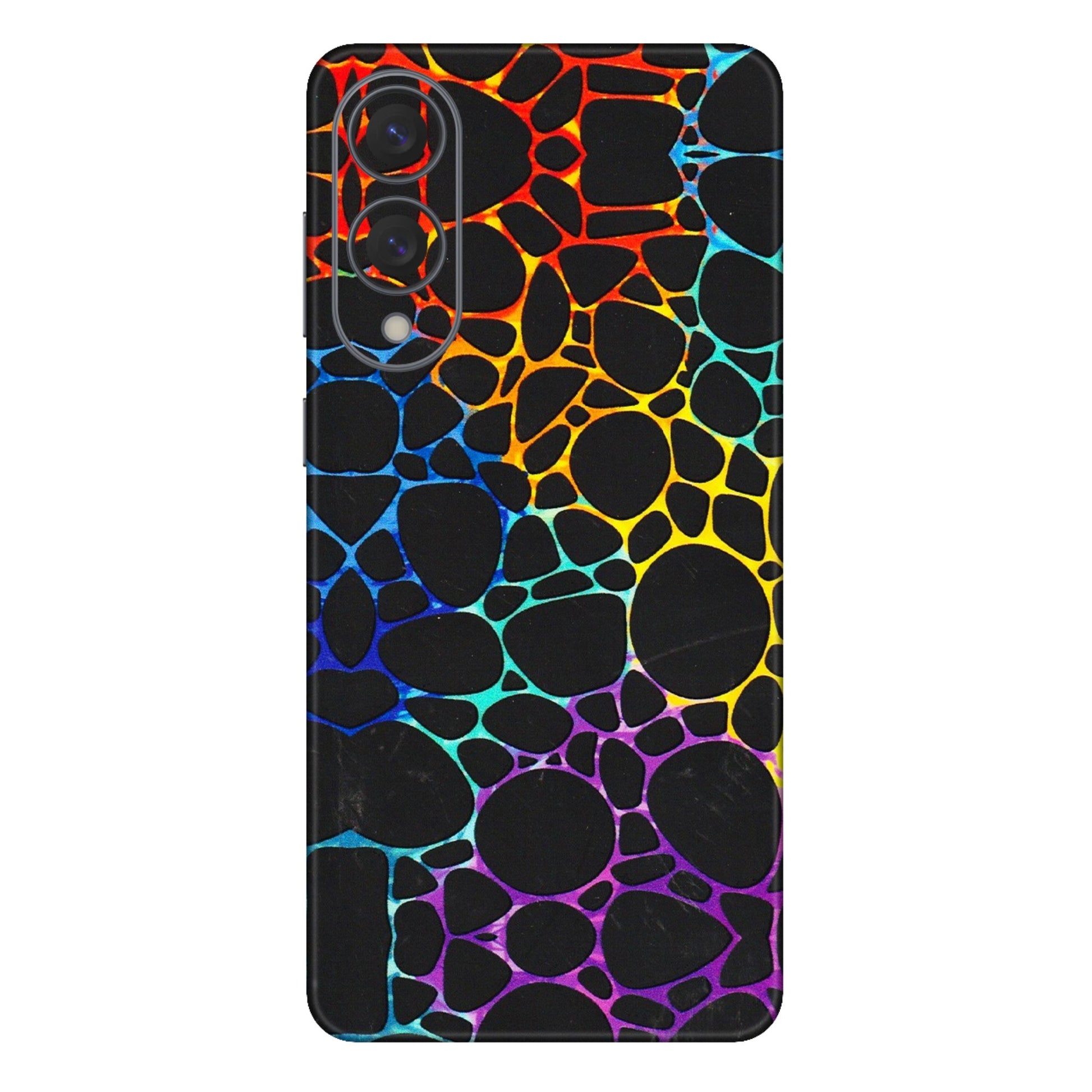 Samsung A/S Series Phone Skins (All Models) - Abstract Art MultiColour - 3D Embossed Finish (L-133) Samsung Galaxy S25 Edge