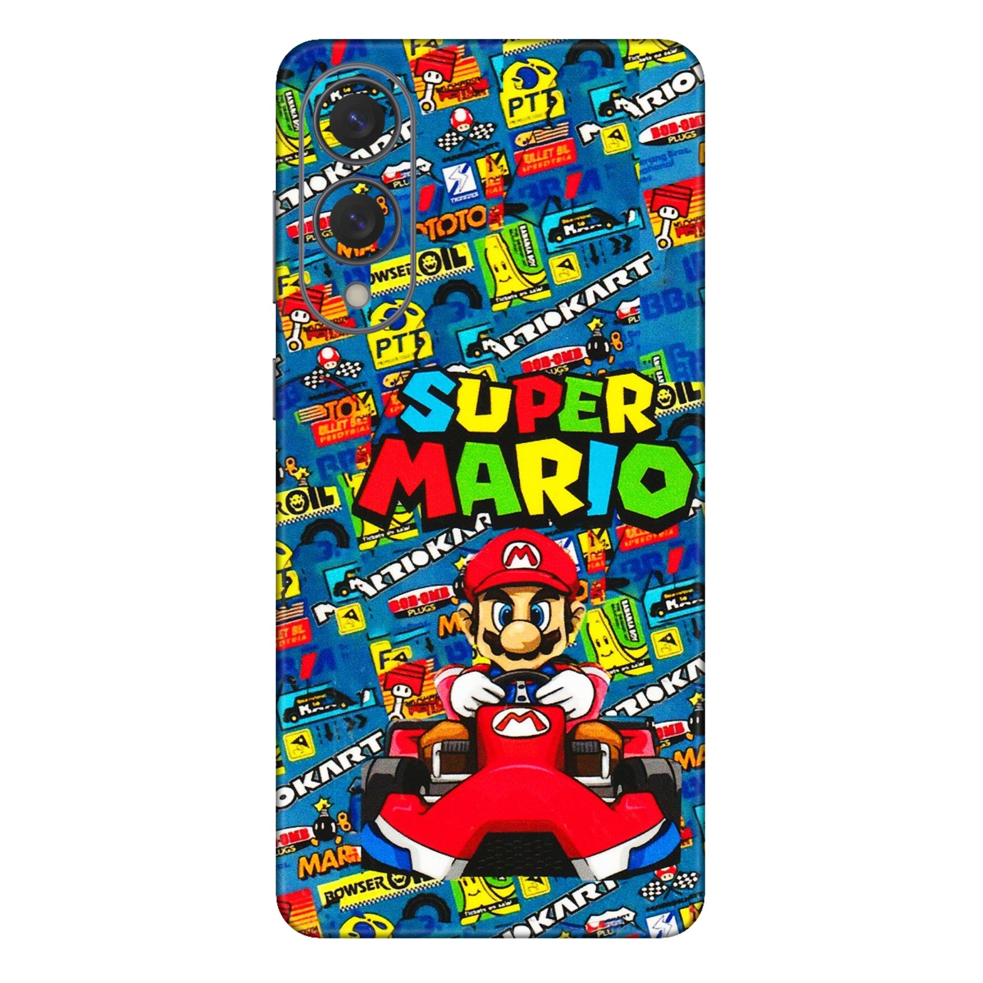 Samsung A/S Series Phone Skins (All Models) - Super Mario Kart - 3D Embossed Finish (L-140) Samsung Galaxy S25 Edge