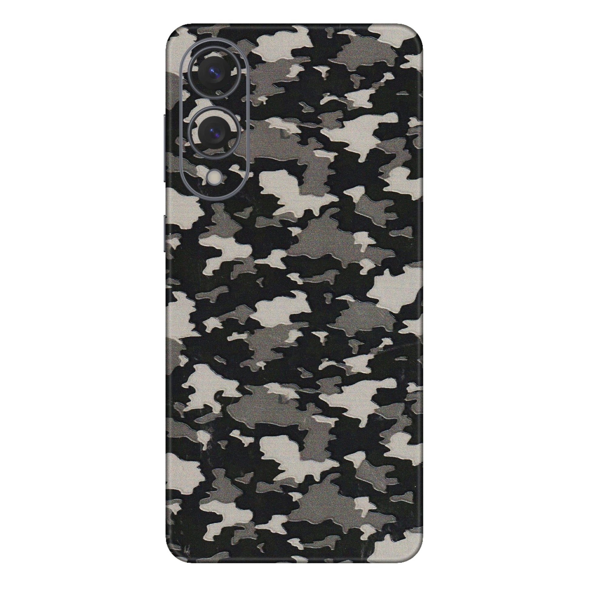 Samsung A/S Series Phone Skins (All Models) - Black/Grey Camoflaunge - 3D Embossed Finish (L-142) Samsung Galaxy S25 Edge