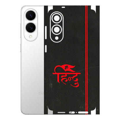 Samsung A/S Series Phone Skins (All Models) - Hindu Black - 3D Embossed Finish (L-153) Samsung Galaxy S25 Edge