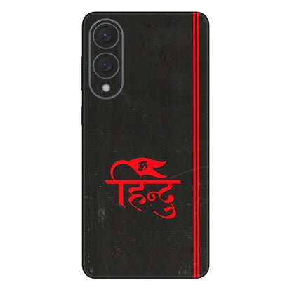 Samsung A/S Series Phone Skins (All Models) - Hindu Black - 3D Embossed Finish (L-153) Samsung Galaxy S25 Edge