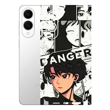 Samsung A/S Series Phone Skins (All Models) - Danger Anime - 3D Embossed Finish (L-155) Samsung Galaxy S25 Edge