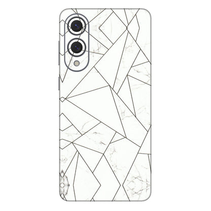 Samsung A/S Series Phone Skins (All Models) - Luxury White Marble Effect - 3D Embossed Finish (L-168) Samsung Galaxy S25 Edge