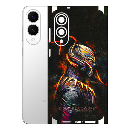 Samsung A/S Series Phone Skins (All Models) - Black Panther - 3D Embossed Finish (L-190) Samsung Galaxy S25 Edge